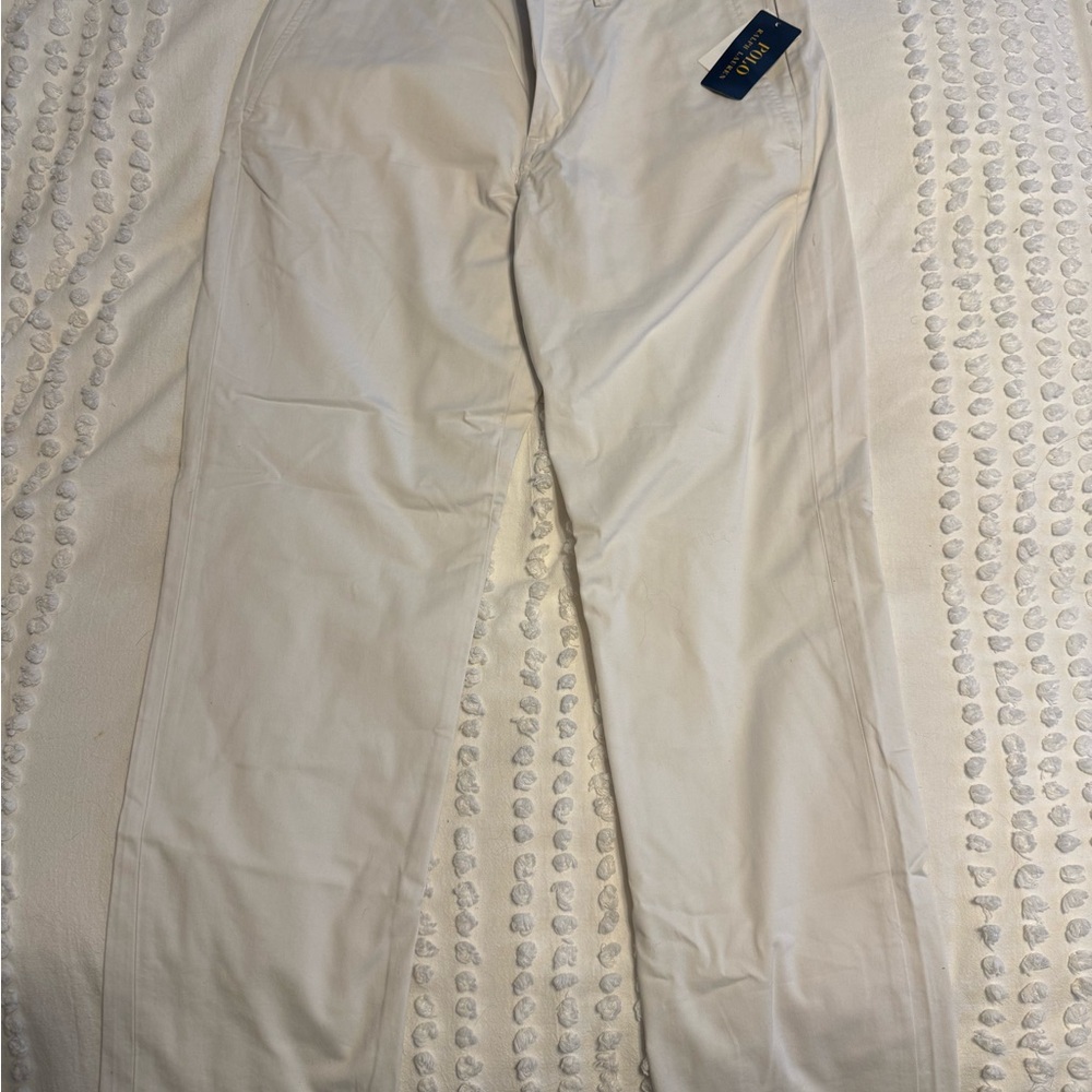 Polo Ralph Lauren Men's Khaki Stretch Straight Fit Pants Size 32/30